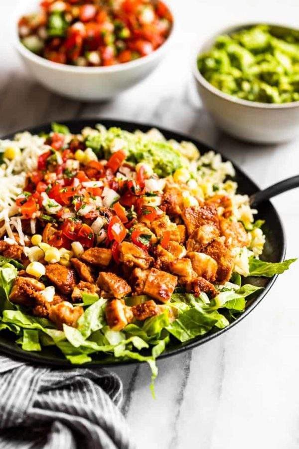 Mexican chipotle salad